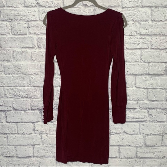 Lulus Red Long Sleeve Bodycon Mini Dress - Picture 5 of 14